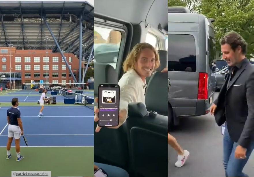 Stefanos Tsitsipas And Patrick Mouratoglou