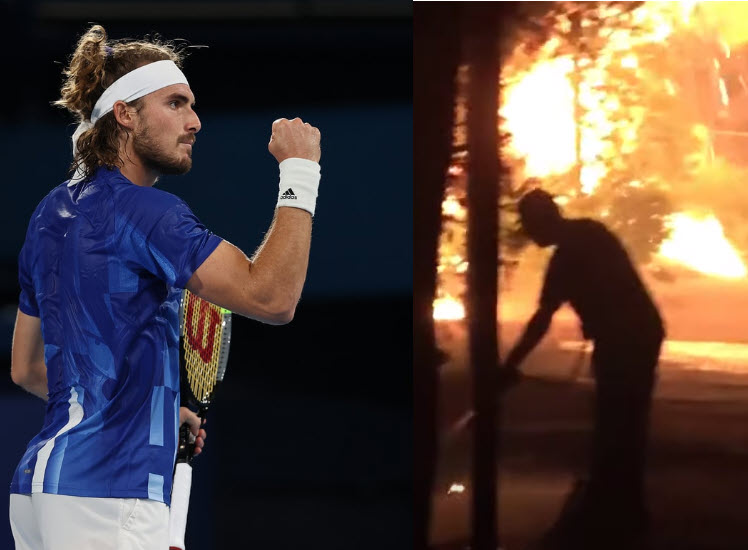 Stefaos Tsitsipas Wildfire
