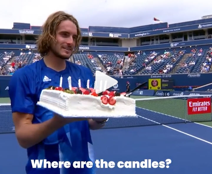 TORONTO. Tsitsipas celebrates 23rd birthday with strong win over