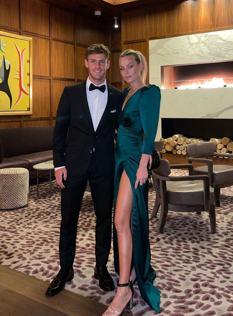 Diego Schwartzman And His Girlfriend Eugenia De Martino
