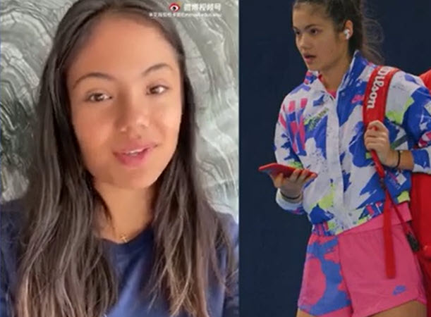 Emma Raducanu Speaking In Mandarin Emma Raducanu Speaking In Mandarin