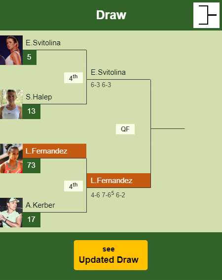 Leylah Annie Fernandez Draw info