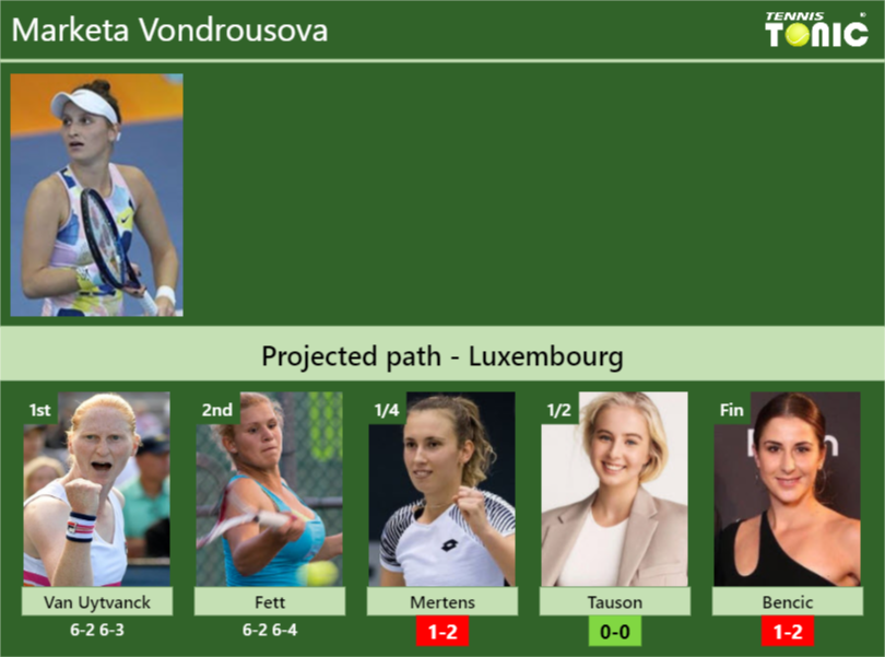 Marketa Vondrousova Stats info