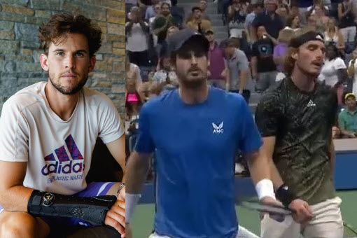 Thiem Murray And Tsitsipas