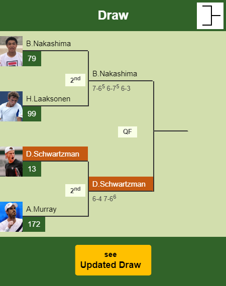 Diego Sebastian Schwartzman Draw info