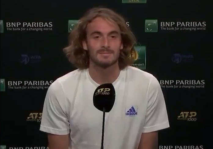 FUNNY Tsitsipas confident to have less bathroom breaks in Indian Wells ...