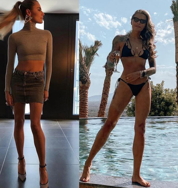 Zverev New Girlfriend Sophia Thomalla Posing In A Bikini