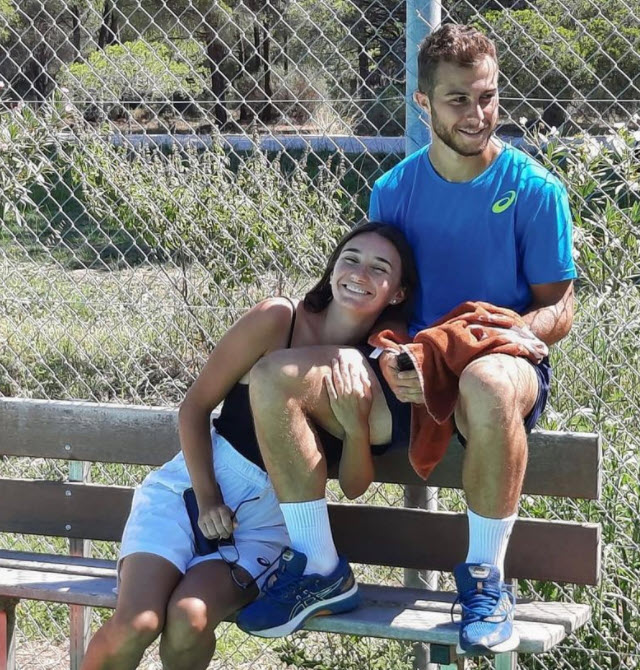 Hugo Gaston And His Girlfriend Laetitia