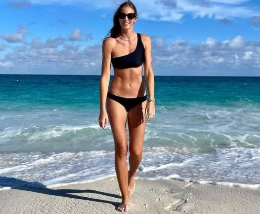 Karolina Pliskova in a bikini at the beach 1.