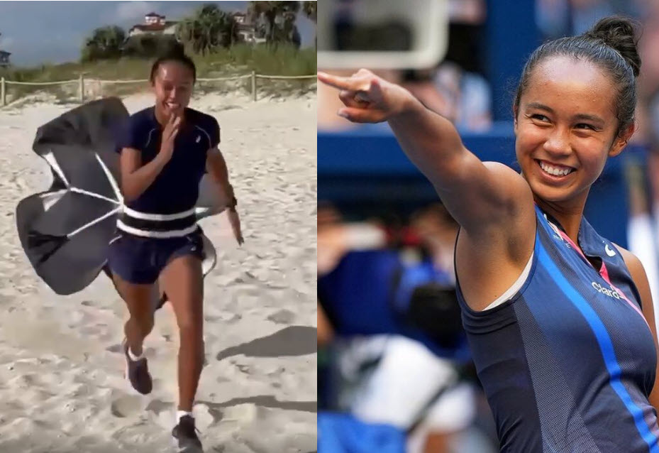 Leylah Fernandez Training