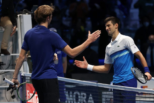 Novak Djokovic And Sascha Zverev Novak Djokovic And Sascha Zverev