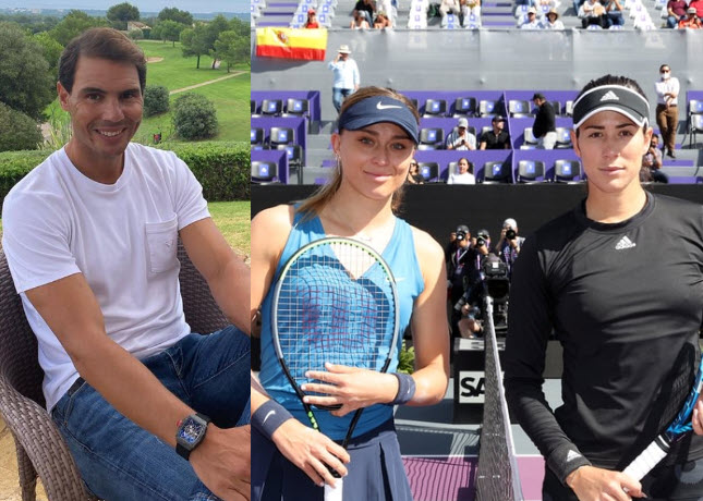 Rafael Nadal Muguruza Badosa Rafael Nadal Muguruza Badosa