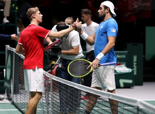 Denis Shapovalov And Matteo Berrettini