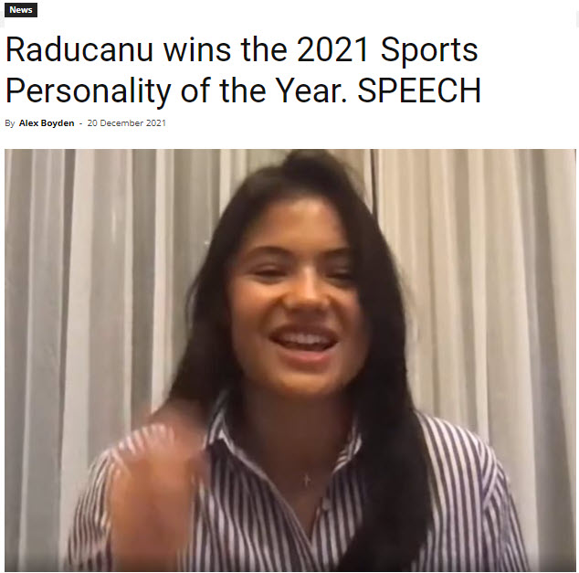 Emma Raducanu Spoty