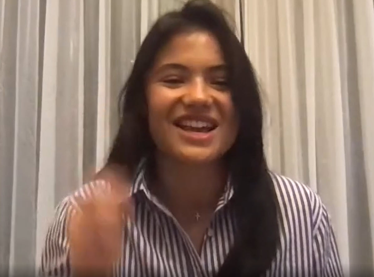 Emma Raducanu Acceptance Speech Emma Raducanu Acceptance Speech