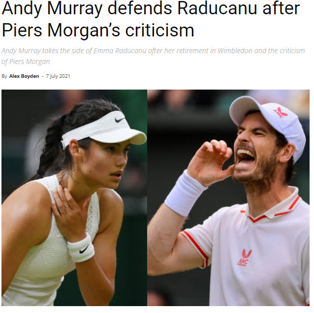 Emma Raducanu And Andy Murray