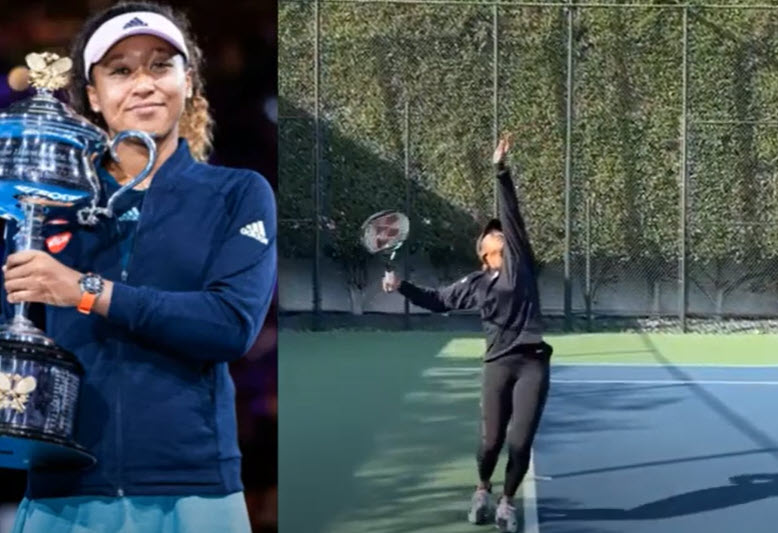Naomi Osaka Training Naomi Osaka Training