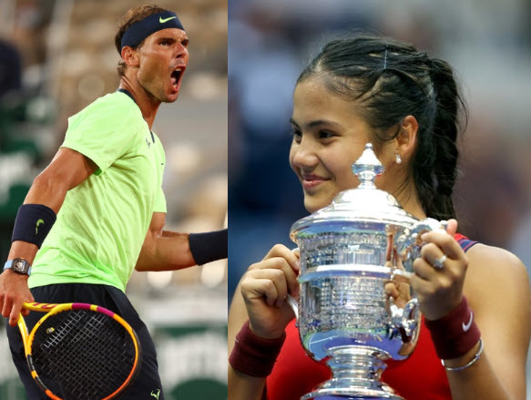 Rafael Nadal And Emma Raducanu Rafael Nadal And Emma Raducanu