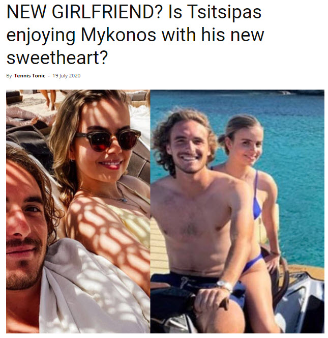 Stefanos Tsitsipas Girlfriend