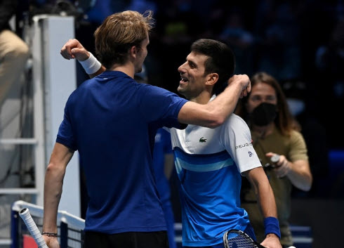 Zverev And Djokovic Zverev And Djokovic