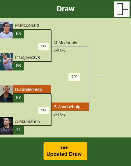 Botic Van De Zandschulp Draw info