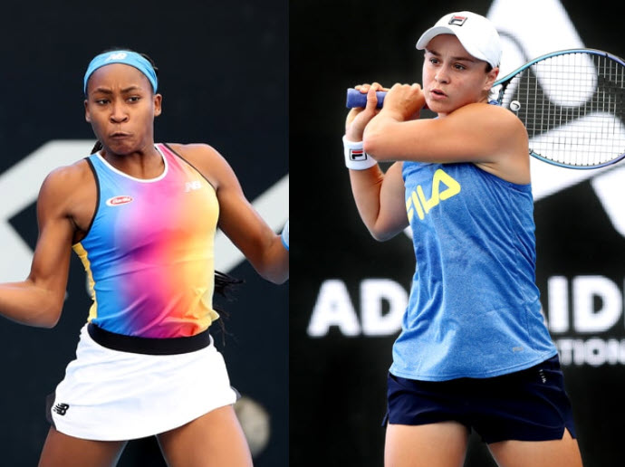 Coco Gauff And Ashleigh Barty Coco Gauff And Ashleigh Barty