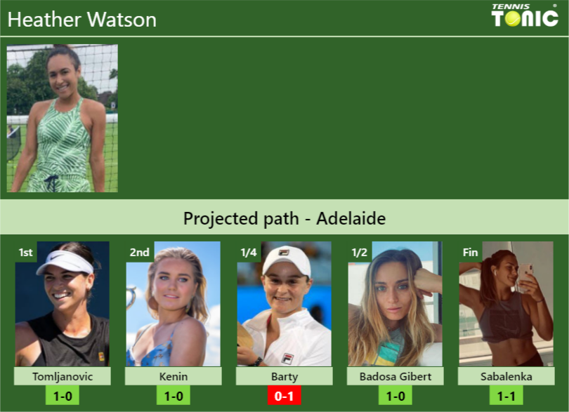 Heather Watson Stats info