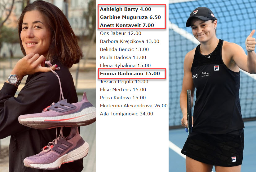 Muguruza Barty Muguruza Barty