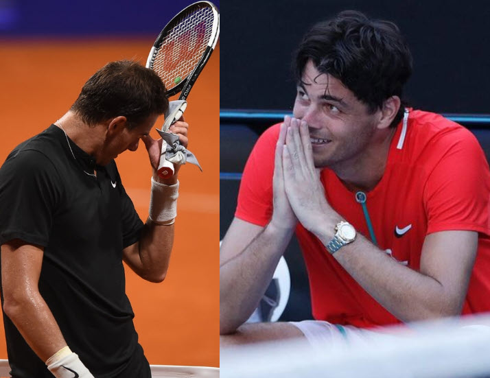 Del Potro And Taylor Fritz Del Potro And Taylor Fritz
