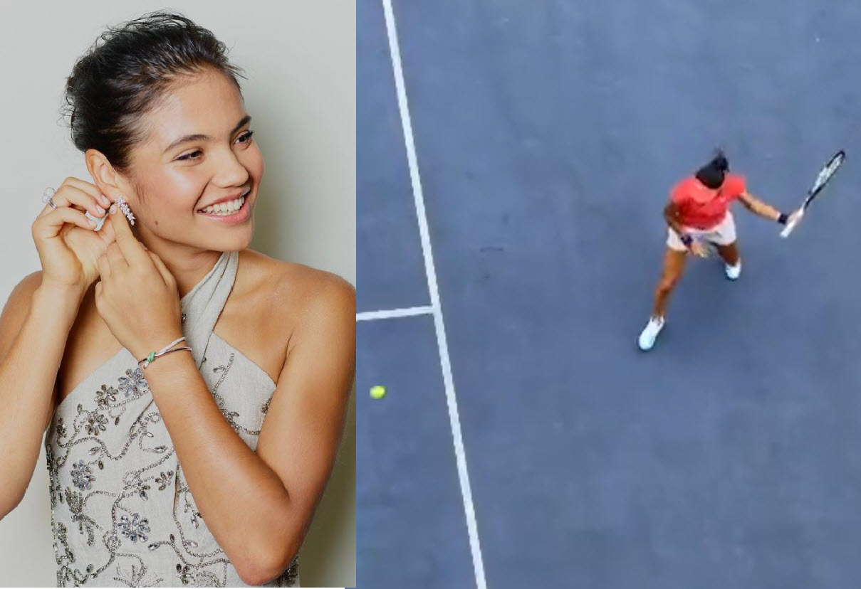 Emma Raducanu Playing Lefty Emma Raducanu Playing Lefty