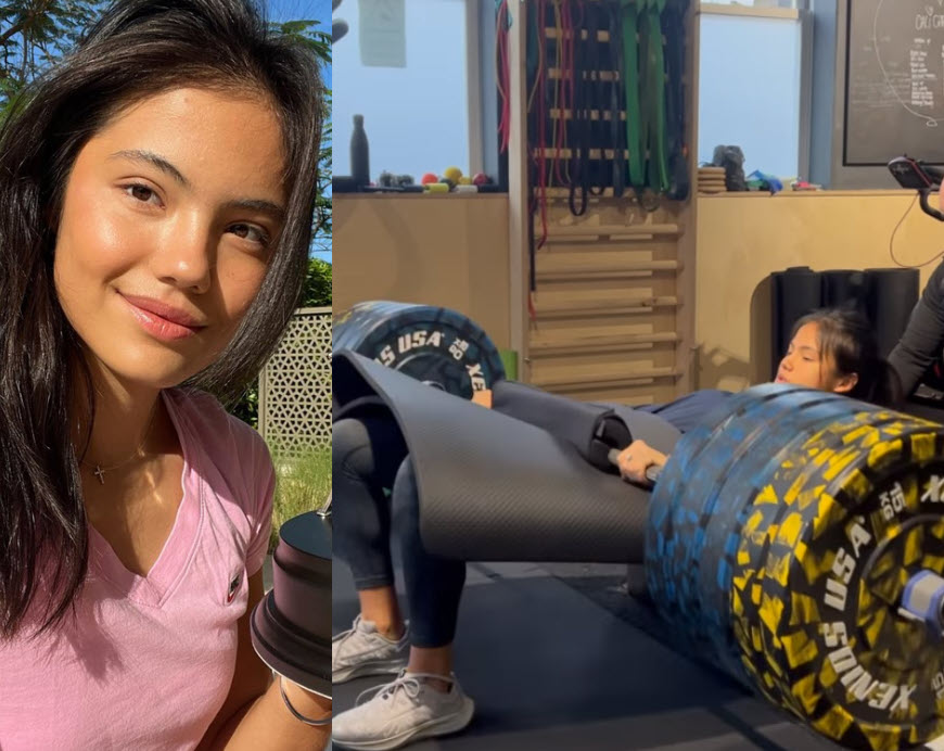 Emma Raducanu Weight Lifting
