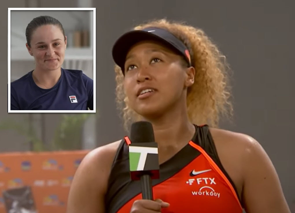 Naomi Osaka About Ashleigh Barty