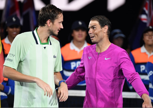 Rafael Nadal And Daniil Medvedev Rafael Nadal And Daniil Medvedev