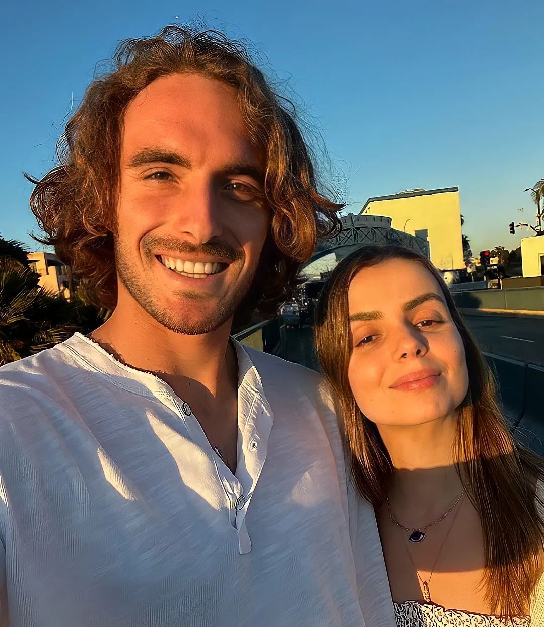 Tsitsipas posts lovely pictures with his girlfriend before playing in
