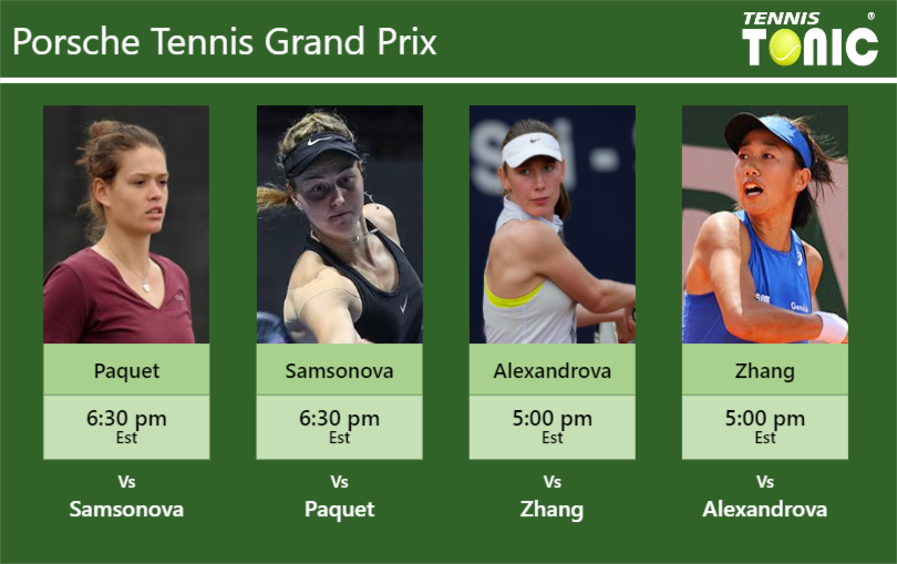 Chloe Paquet Liudmila Samsonova Ekaterina Alexandrova Shuai Zhang Stats Info Liki7fkkev Chloe Paquet-Liudmila Samsonova-Ekaterina Alexandrova-Shuai Zhang Stats info