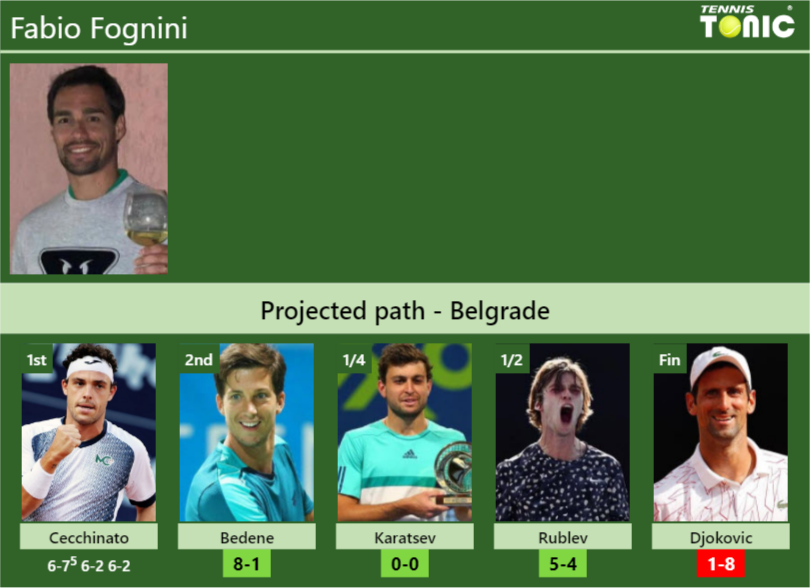 Fabio Fognini Stats info