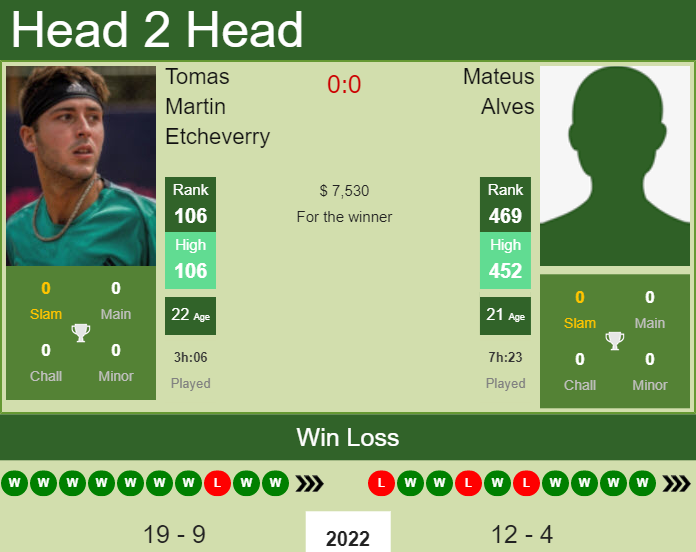 Tomas Martin Etcheverry vs. Mateus Alves the Mexico City Challenger