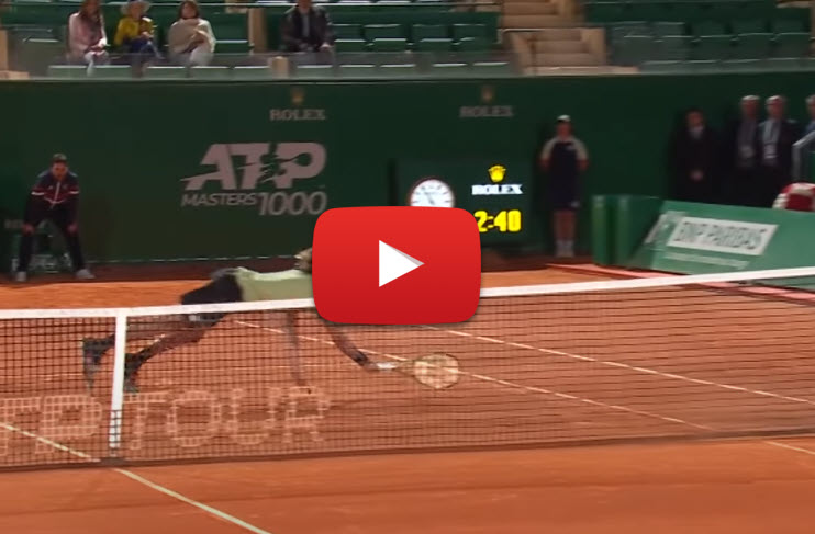 Stefanos Tsitsipas Diving Volley