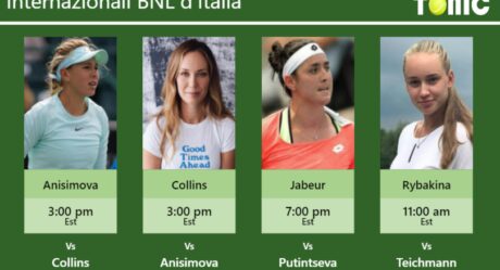 LIVE RANKINGS. Anisimova improves her ranking ahead of competing against  Sabalenka in Rome - Tennis Tonic - News, Predictions, H2H, Live Scores,  stats