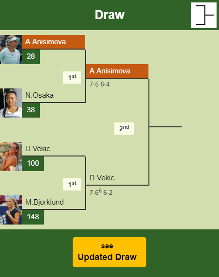 Amanda Anisimova Draw info