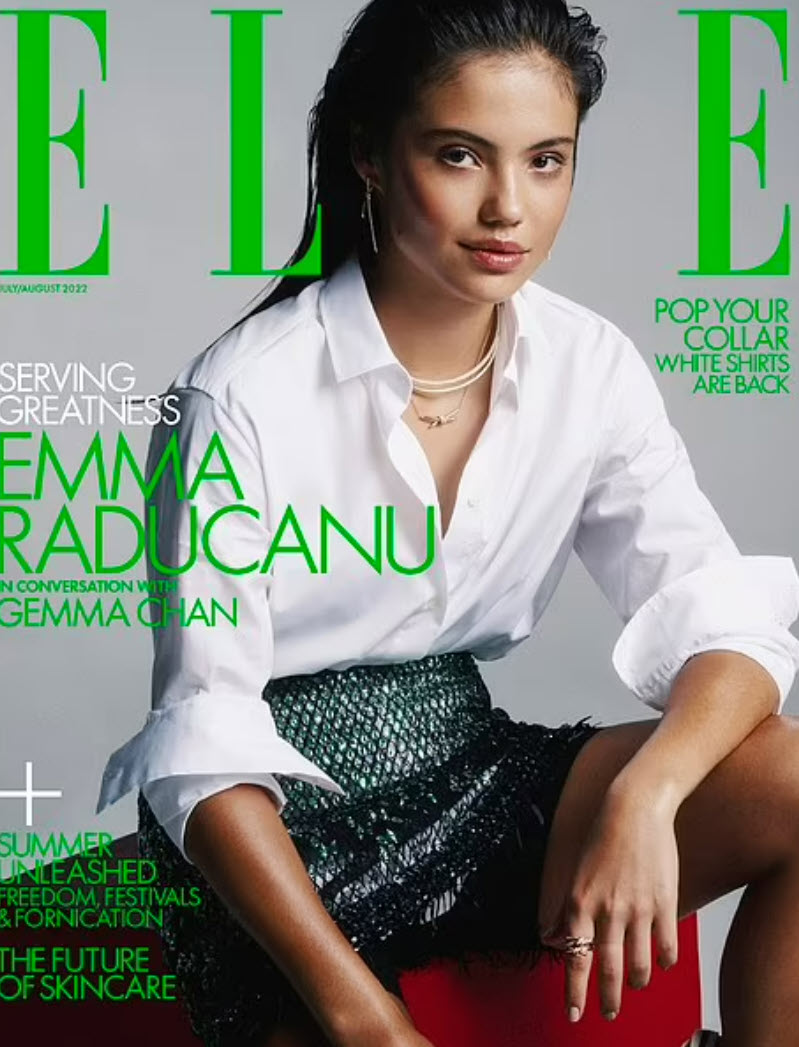 Emma Raducanu Elle Uk