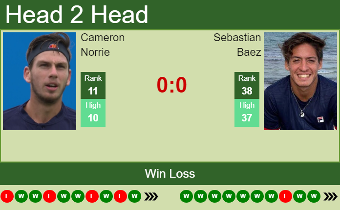 Cameron Norrie vs. Sebastian Baez Open Parc