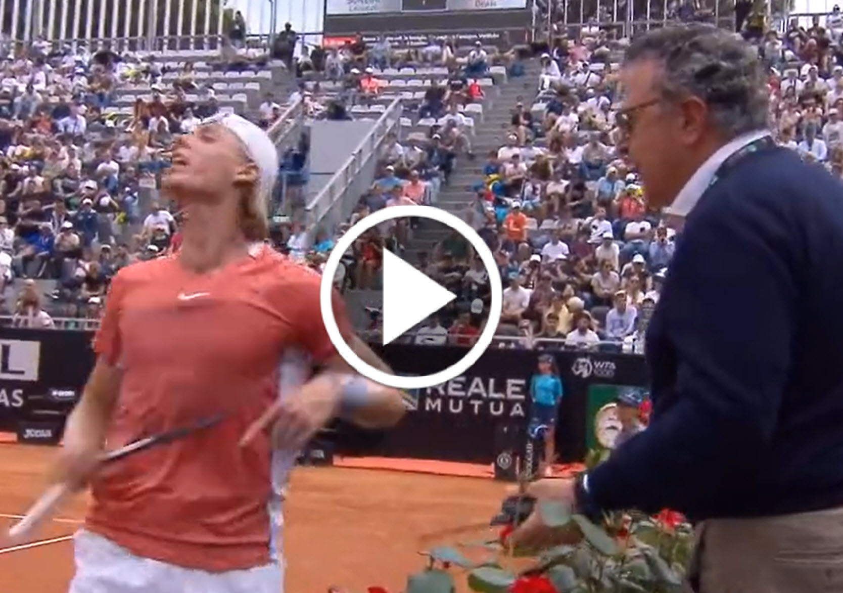 Shut the f*ck up! - Shapovalov loses his cool when facing Sonego in Rome - Tennis Tonic