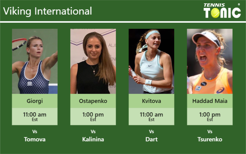 Camila Giorgi-Jelena Ostapenko-Petra Kvitova-Beatriz Haddad Maia Stats info