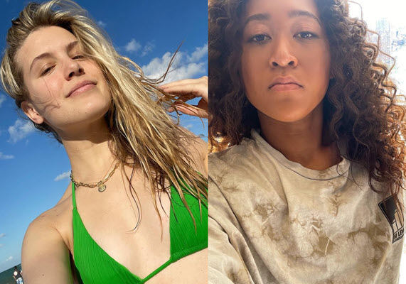 Genie Bouchard And Naomi Osaka