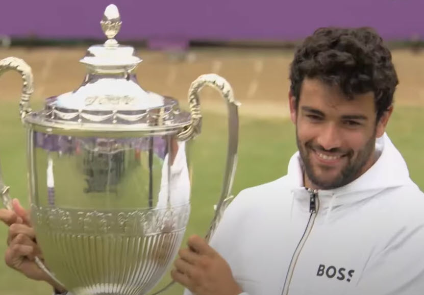 Matteo Berrettini Wins Queens