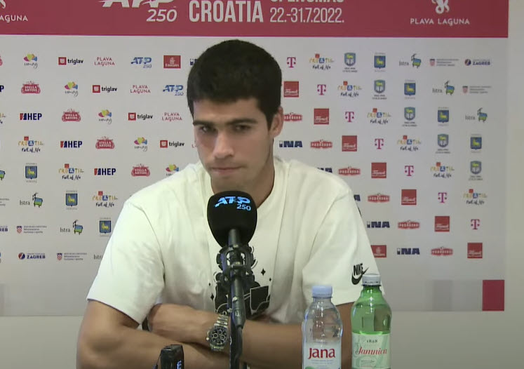 Carlos Alcaraz Talks About His Ankle Injury