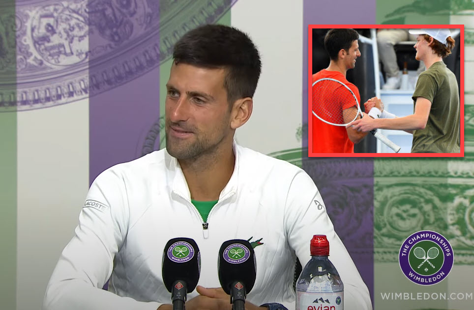 Djokovic Talks About Jannik Sinner Djokovic Talks About Jannik Sinner