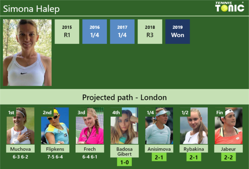 Simona Halep Stats info