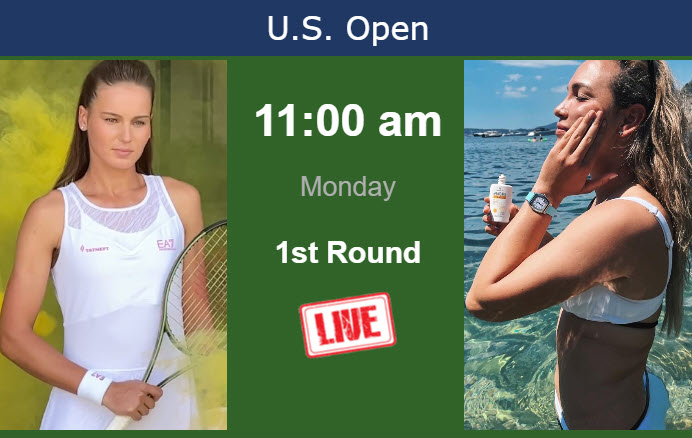 How To Watch Vekic Vs. Kudermetova On Live Streaming At The U.s. Open On Monday